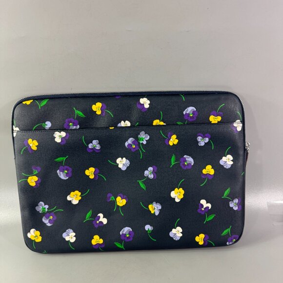 NWOT Kate Spade New York Staci Pansy Toss Printed Laptop Sleeve - Picture 4 of 10